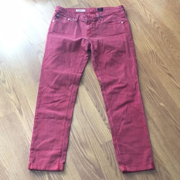 Red striped Ag the stilt roll up sz 27R - Picture 1 of 4
